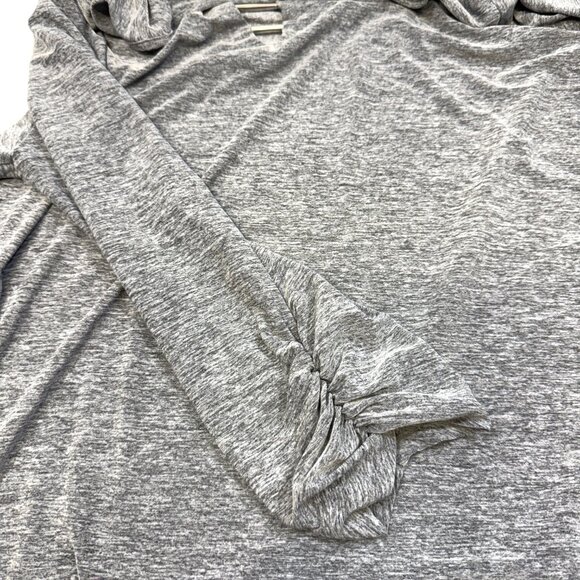 Fortune + Ivy Gray Keyhole Tunic Top, Long Sleeve, Plus Size XXL - Picture 8 of 8